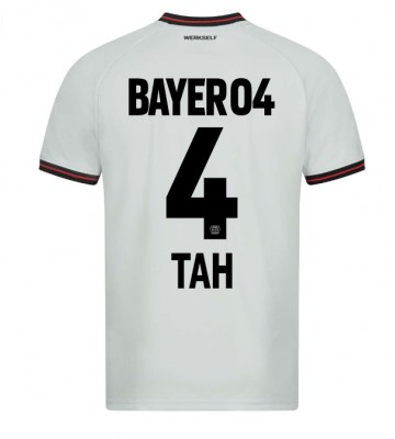 Bayer Leverkusen Jonathan Tah #4 Segunda Equipación 2023-24 Manga Corta